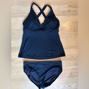 Athleta Black Tankini- size M
